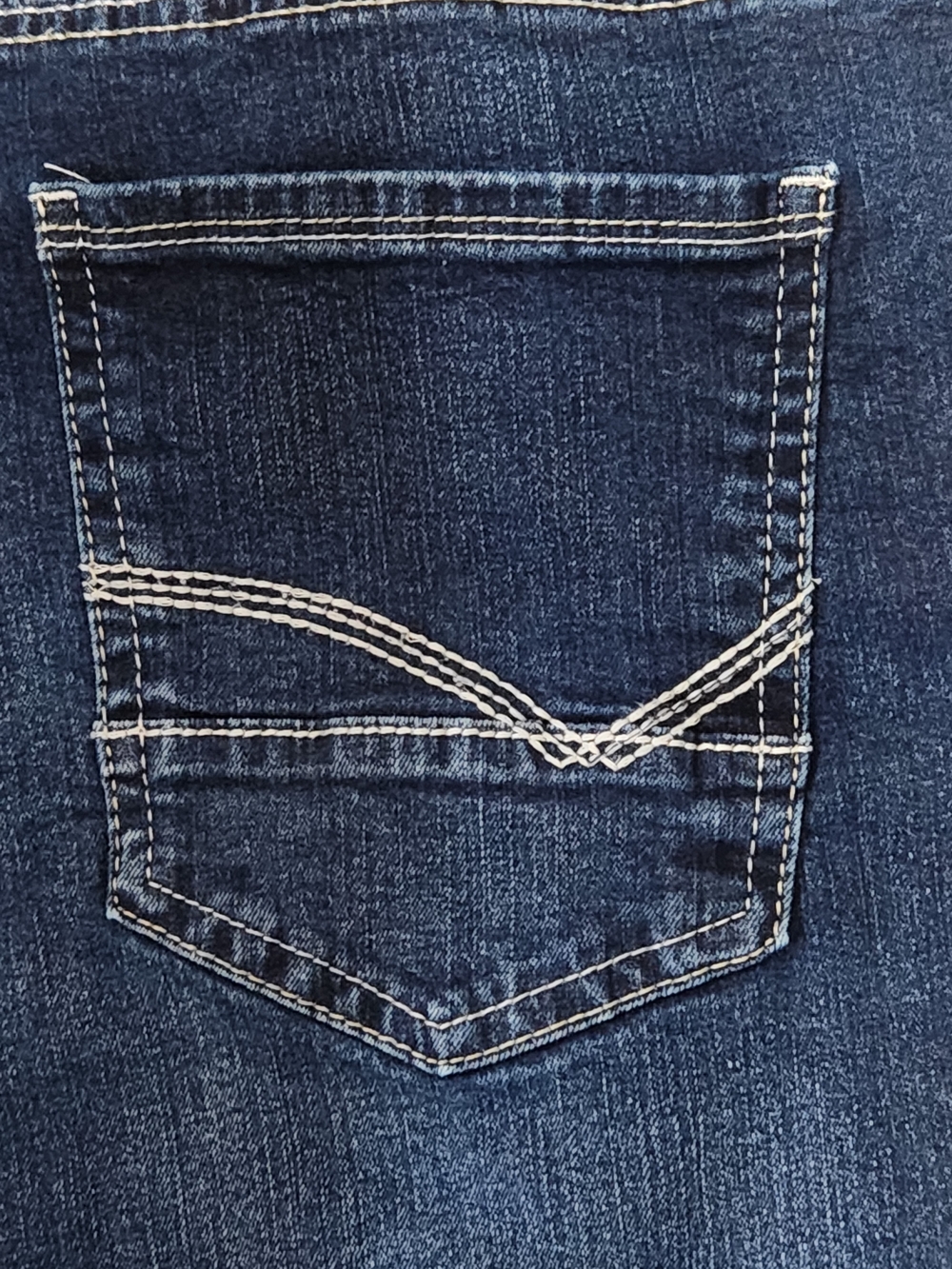 Reclaim Dark Blue Fade Wash Straight Leg Denim Jeans Mens Size 40L - Picture 9 of 15